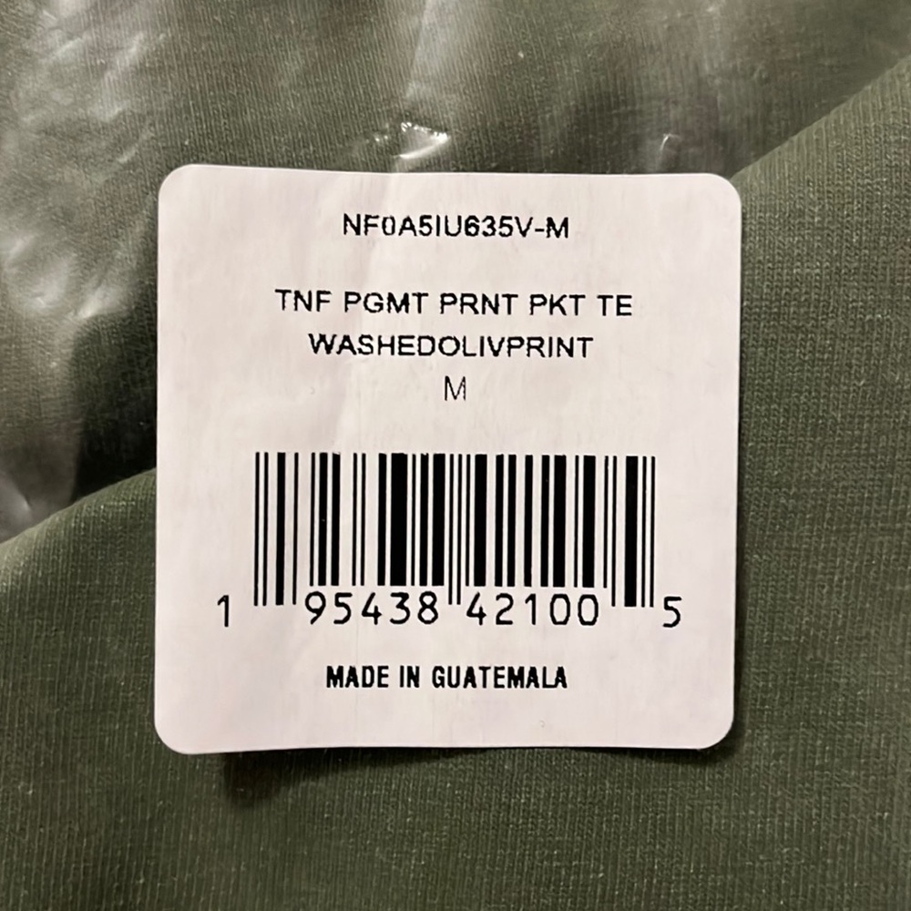 The supreme North face pigment printed tee
